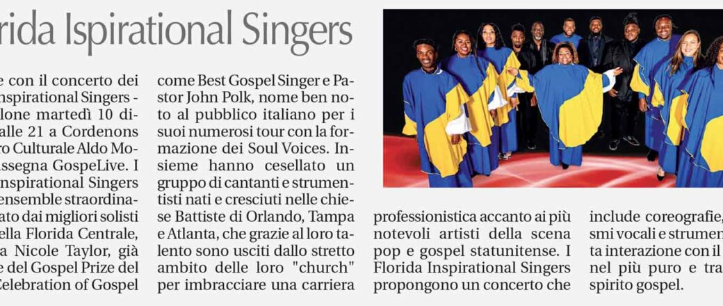 Articolo su Il Popolo