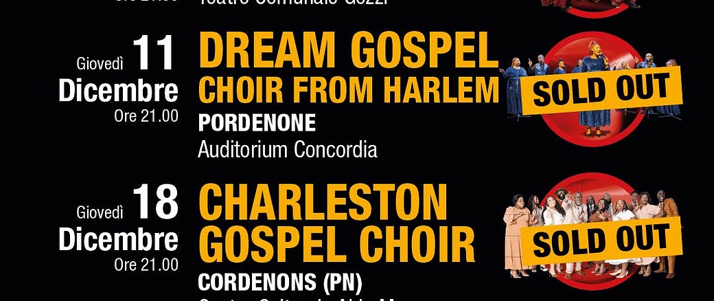 gospel live sold out