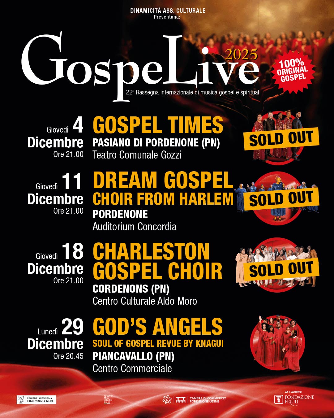 gospel live sold out